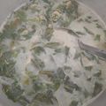 Cooksnap dari Dina Muslimah untuk resep Bobor daun singkong dan ebi (udang rebon)