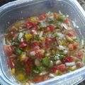 El cooksnap de Mary Sosa cuando hizo Salsa Criolla.
