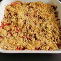 Cooksnap de Lo Reine sur la recette Crumble healthy rhubarbe pommes