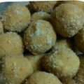 Meenakshi Verma's cooksnap of when they made Coconut Rava Laddoo.