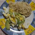El cooksnap de Ceci Romero cuando hizo Ensalada con palta, tomate, lechuga y huevo.