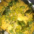 Varsha Karia I M Crazy About Cooking's cooksnap of when they made ખમણ (Khaman Recipe in Gujarati).
