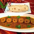 Poonam Singh का कुकस्नैप जब उन्होंने गट्टे की सब्जी (gatte ki sabzi recipe in Hindi) बनाया था।