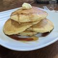 Jake Grogan's cooksnap of when they made Pancakes for two.