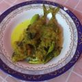 Cooksnap Munirah Shamshudin semasa beliau membuat Ikan Cencaru Laprik Kuning.