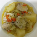 El cooksnap de Geles Alonso cuando hizo Patatas guisadas con atún fresco.