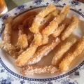 El cooksnap de yaineth cuando hizo Churros con relleno de dulce de leche.