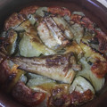 El cooksnap de Maria Abellan cuando hizo Colas de rape con verduras al horno.