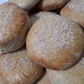 El cooksnap de Chechu Sinclair cuando hizo Pan para hamburguesas con harina Pureza.