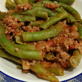 El cooksnap de clareta cuando hizo Judías Verdes a la boloñesa como macarrones.
