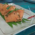Cooksnap dari Nurul Huda untuk resep (Seri Pepes) Golden steam tofu (Botok tahu)