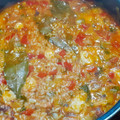 El cooksnap de alberto cuando hizo Arroz de pulpo y gambón.