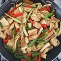 El cooksnap de Lizette Luna cuando hizo Fajitas de pollo.