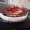 El cooksnap de Poly cuando hizo Torta mousse "Carrousel de frutillas".