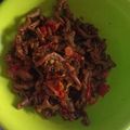 Cooksnap dari Egita Ermawati untuk resep Usus Goreng Pedas