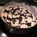 El cooksnap de Lucía Orta cuando hizo Tarta de arándanos silvestres.