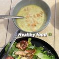 El cooksnap de Ana Nájera cuando hizo Crema de brócoli.