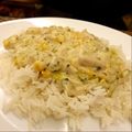 Szolnoki Blanka Cooksnap-ja, amikor elkészítette a(z) Tejszínes-póréhagymás-füstölt sajtos csirkeragu receptet.