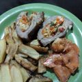 El cooksnap de Guillermo Espinoza cuando hizo Colita de cuadril rellena.