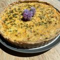 El cooksnap de jesseclark cuando hizo Quiche de brócoli, salmón y cebolla caramelizada.