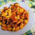 El cooksnap de Pacojo Trujillo cuando hizo Alubias con pota y almejas.