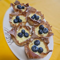 il Sandra quando ha preparato Cestini di pasta fillo con crema al mascarpone e frutti di bosco