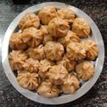 Surekha vedpathak's cooksnap of when they made उकडीचे नारळाचे मोदक (ukadiche naralache modak recipe in marathi).