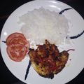 El cooksnap de John cuando hizo Pechuga de pollo con pimentón.