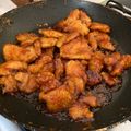 El cooksnap de Rafinho Prado cuando hizo Pollo agridulce.
