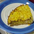 El cooksnap de Javi Kokone cuando hizo Quiche de pollo, choclo y champiñones.