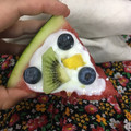 El cooksnap de Andrea Cobalto cuando hizo "Pizza" de Sandía.