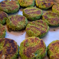El cooksnap de Paola Bevilacqua cuando hizo Hamburguesa de garbanzos y espinacas enriquecida con agua de mar.