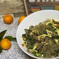 Cooksnap YaNa Nye semasa beliau membuat Japchae (Sohun Goreng Ala Korea).