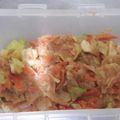 El cooksnap de yuly cuando hizo Ensalada de Lechuga, zanahoria y huevo con salsa golf.