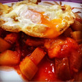 El cooksnap de Cocina con Barbara cuando hizo Pisto casero.