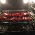 Bevie's cooksnap of when they made cranberry glazed pork chops.