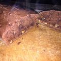 El cooksnap de Cynthia cuando hizo Budín vegano de chocolate.