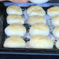El cooksnap de cecilia p cuando hizo Tortugas para guardar en el frezzer (masa en panetera).