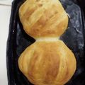 El cooksnap de Naya Nuñez cuando hizo Pan de campo.