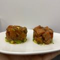 El cooksnap de poramoralhambre cuando hizo Tartare de atún, pepinos y aguacate.