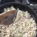 El cooksnap de Isabella Eboli cuando hizo Sopa de codito con jamón, perejil y crema.