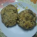 El cooksnap de Anahí Samaniego cuando hizo Hamburguesa vegetariana.