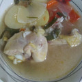 El cooksnap de Anallely cuando hizo Caldo de Pollo con verduras.