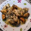 El cooksnap de José María Piñón Cobelo cuando hizo Cocochas de bacalao en salsa de mejillones.