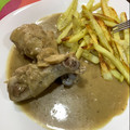 El cooksnap de Malena Hernández cuando hizo Muslitos de pollo al ajillo con thermomix.