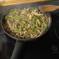 El cooksnap de Laura No Se cuando hizo Ternera con pimientos. Receta china.(Thermomix).