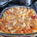 El cooksnap de Raia Chan cuando hizo Macarrones al horno con fiambre y huevo.