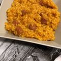 El cooksnap de Pedro Caminero Leyva cuando hizo Arroz con salchichas con thermomix.