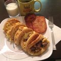 Beth Rodgers's cooksnap of when they made Waffle Tacos.