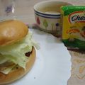 廖惠玲 的 香草炒蛋起司貝果 cooksnap